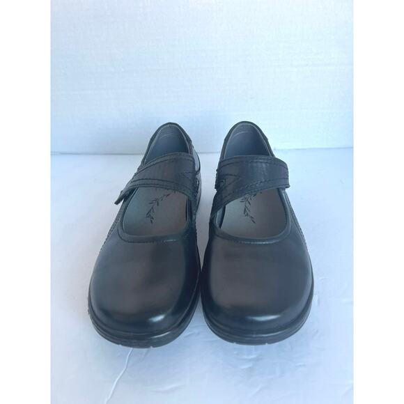 Propet Yara Mary Jane Black Leather Velcro Close Comfort Platform Wedge Shoe 8.5 - Picture 3 of 11